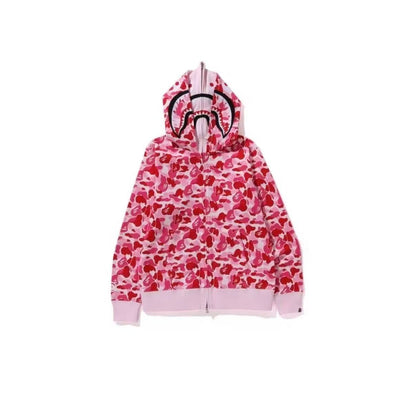 Double Hood Cotton Embroidered Streetwear Jacket