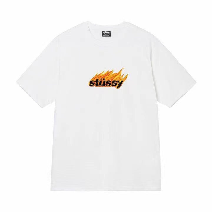Cotton Letter Print T-shirt