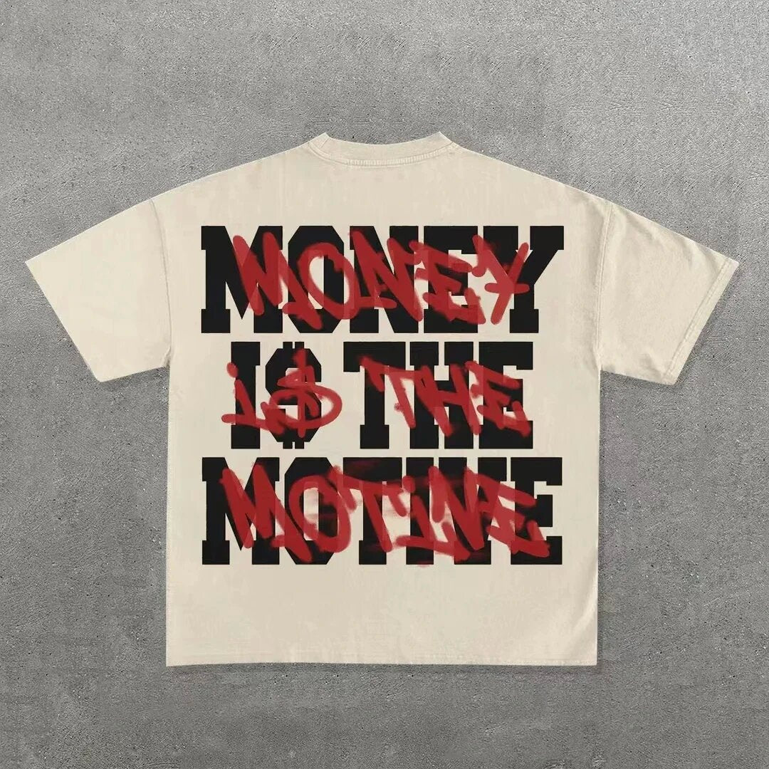 Mens Graphic Print Cotton T-shirt
