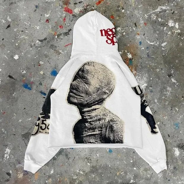 Printing Loose Hoodie  Sweatshirt