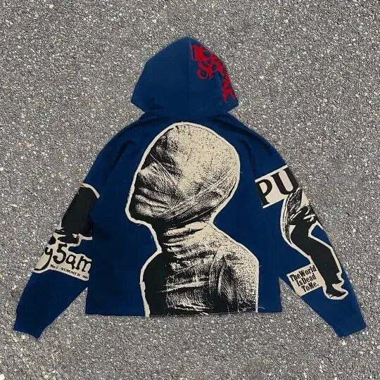Printing Loose Hoodie  Sweatshirt