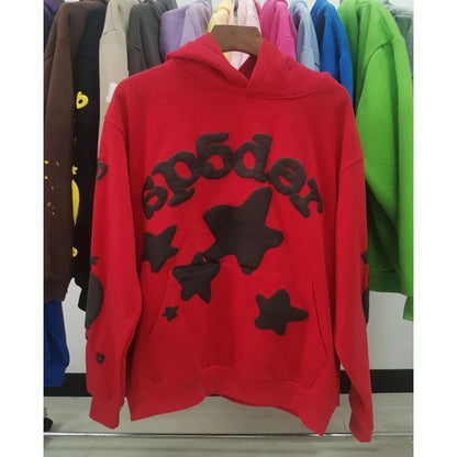 Thick fleece hoodie with a hood