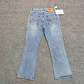 Ice Blue distressed washed style jeans