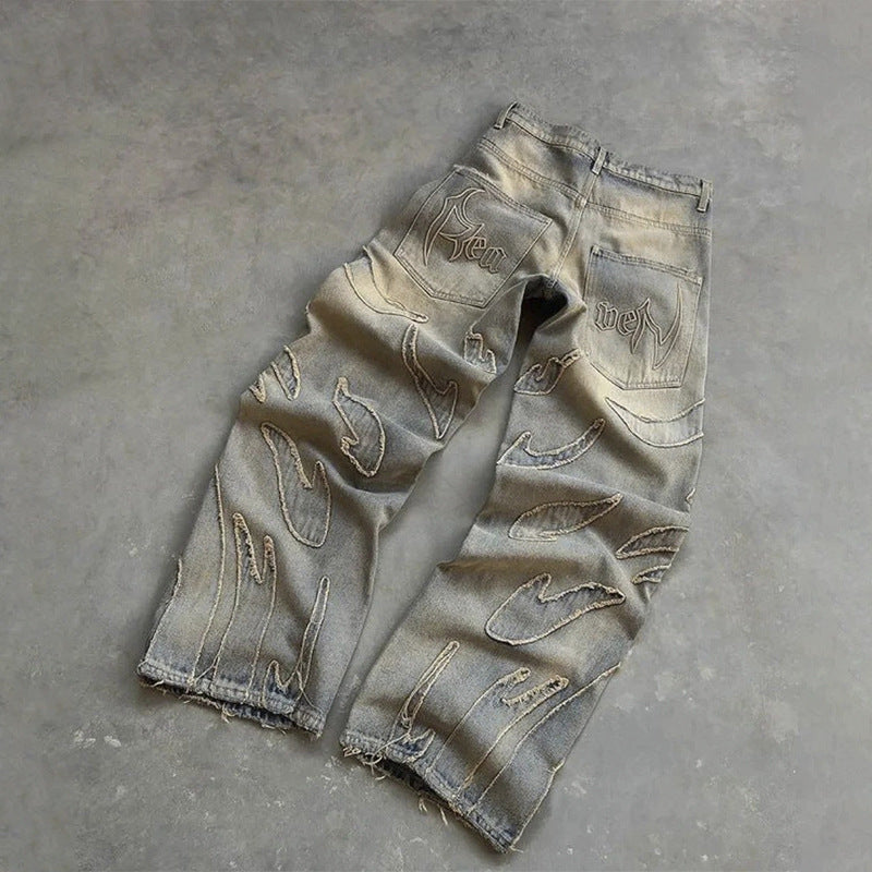 retro wide-leg pants