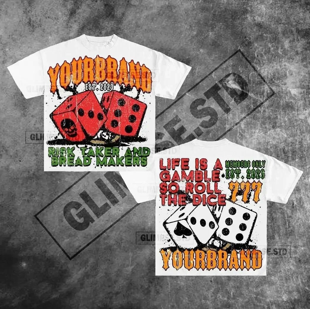 Cartoon Print Mens T-Shirt
