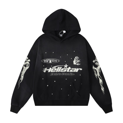 Retro Cotton Hooded Sweatshirt for Men and Women