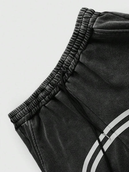 Casual Zipper Sweatpants Men Women