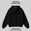 Essentials Letter Flocking Hoodie