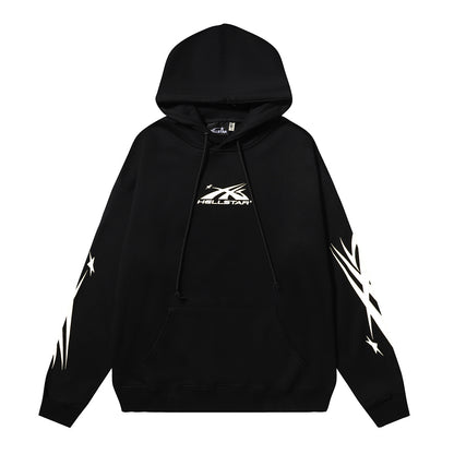Retro Cotton Hooded Sweatshirt for Men and Women