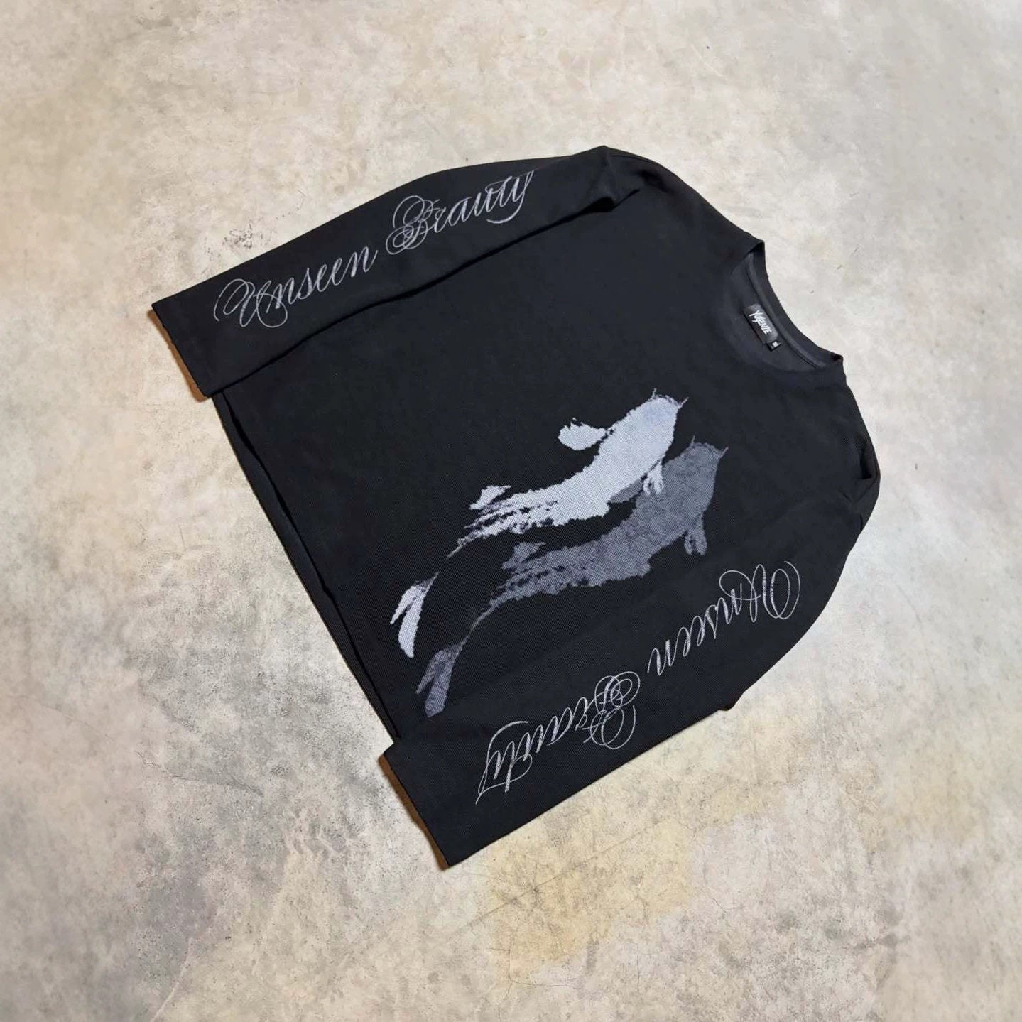 Y2K Retro Gothic Print Long Sleeve T-Shirt