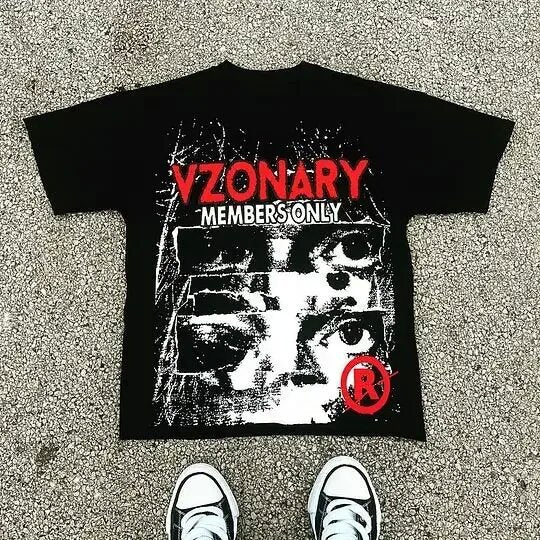 Cartoon Print Mens T-Shirt