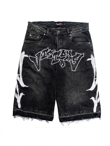 Straight-leg jeans