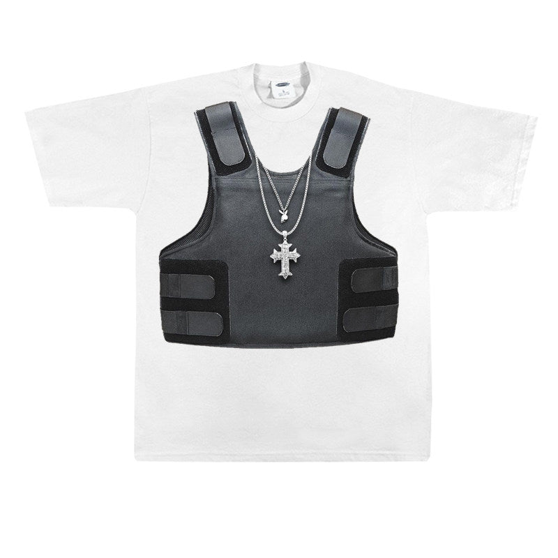 Printed Cotton Short Sleeve T-Shirt