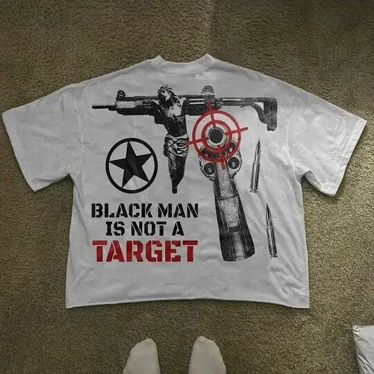Cartoon Print Mens T-Shirt
