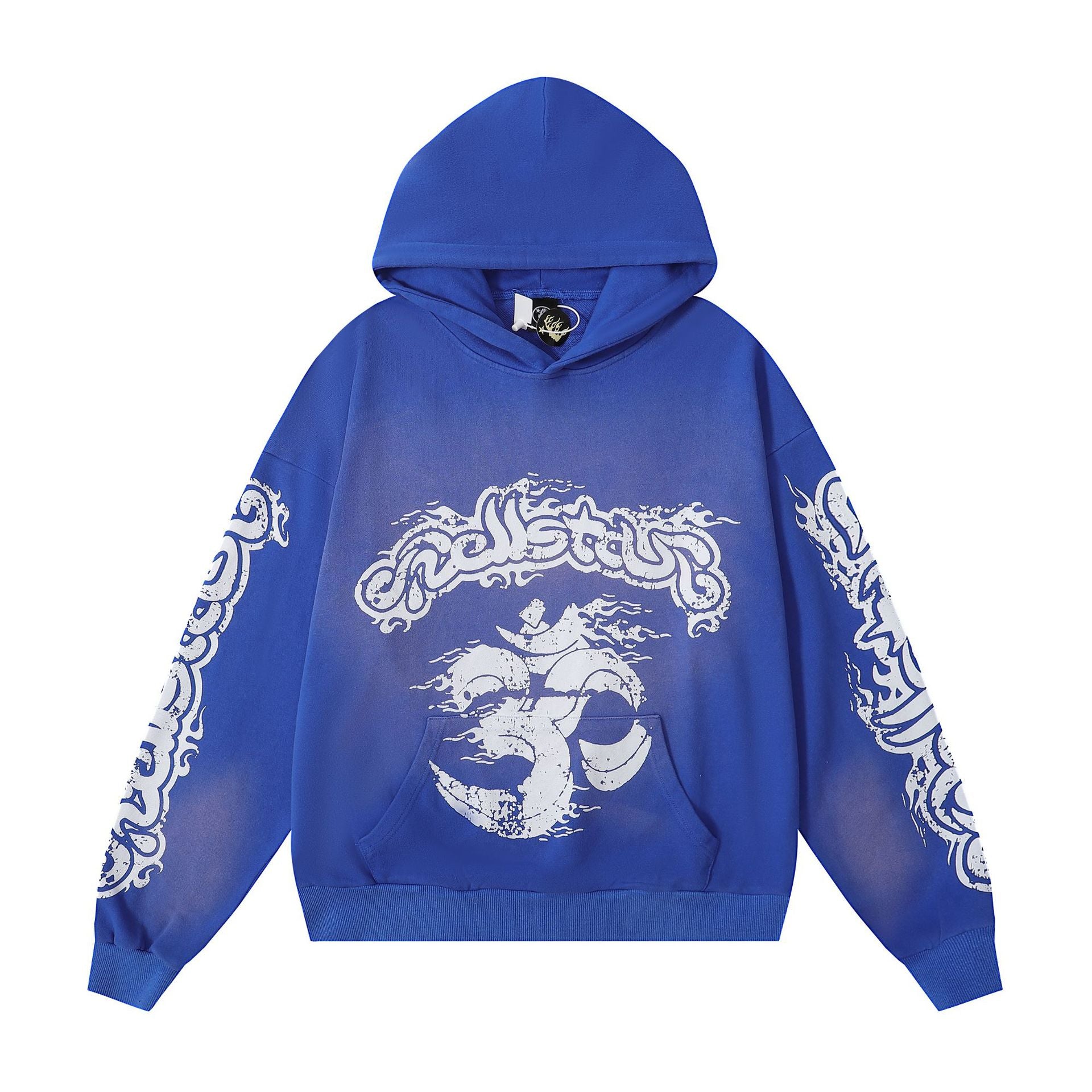 Retro Cotton Hooded Sweatshirt for Men and Women Hellstar