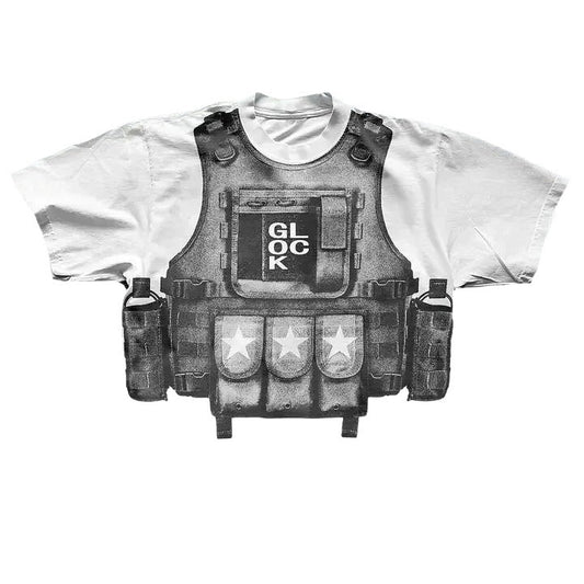 Cartoon Print Mens T-Shirt