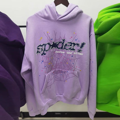 Thick fleece hoodie with a hood