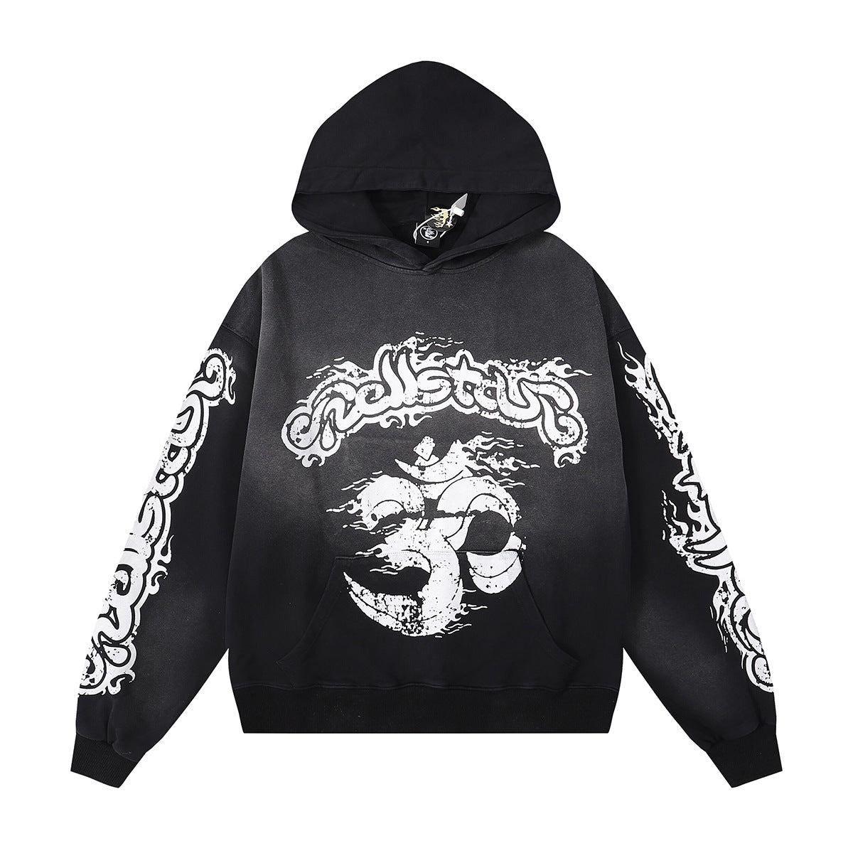 Retro Cotton Hooded Sweatshirt for Men and Women