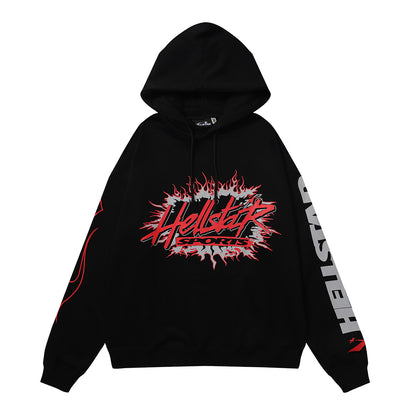 Retro Cotton Hooded Sweatshirt for Men and Women
