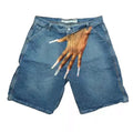 Mens denim shorts